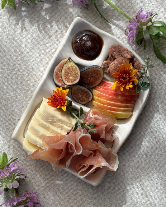 Custom Snack Plate + I'll Bring the Apps (Signed Copy) Bundle