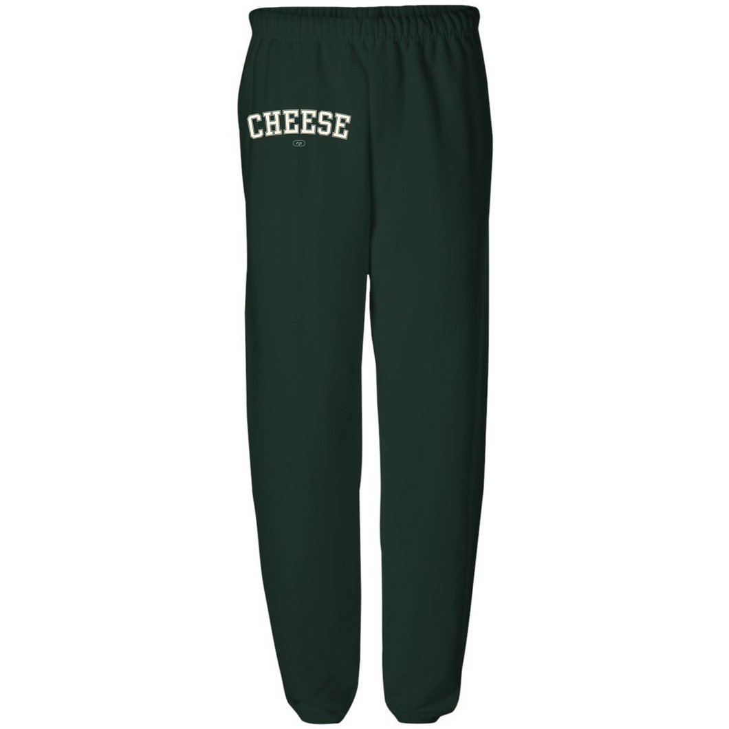 Cheese Varsity Sweatpants (Green)